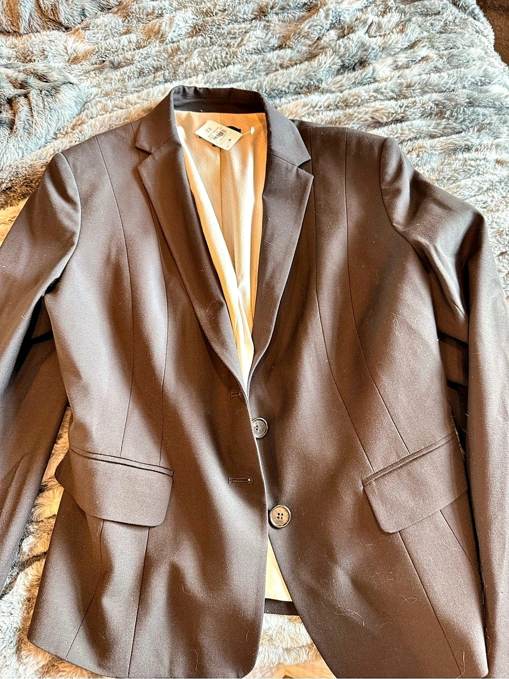 Ann Taylor Women's Blazer in Brown Size 12 NWT